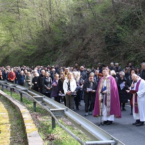 Biskup Šaško predvodio križni put na Bliznecu